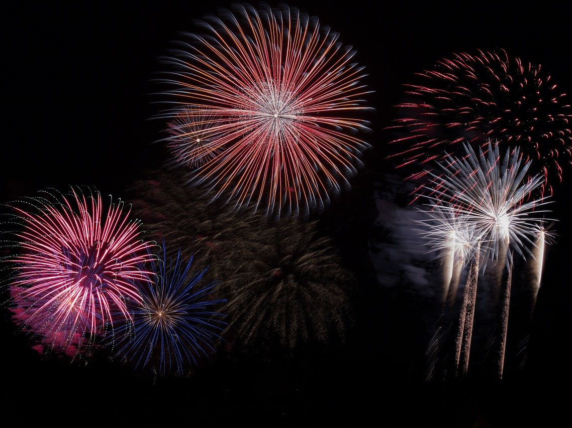 Fireworks on Pensacola Beach