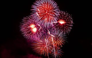 Fireworks on Pensacola Beach