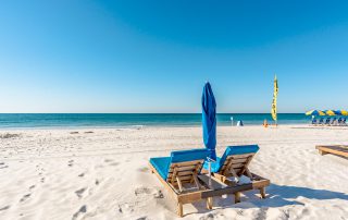 Beach chairs at Oceania in Gulf Shores, AL