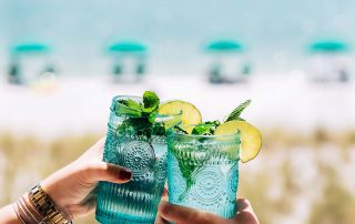 Frozen Mint and Lime Mojito