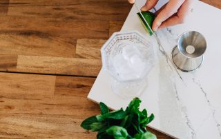 Lemon Lime and Basil Cocktail Recipe